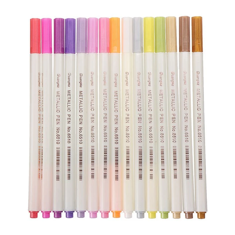 Metalik Renkli Boya Marker Kalem