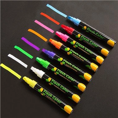 8'li Paket 6mm Sıvı Tebeşir İşaretleyici