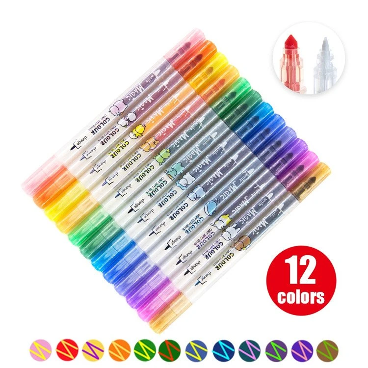 12 adet Creative Magic Renkli Fosforlu Kalem