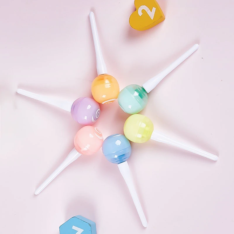 Sevimli Lolipop Fosforlu Kalem Seti